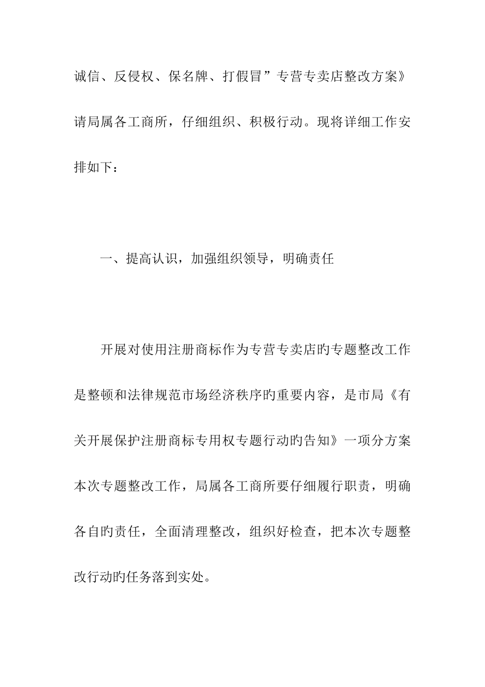 保护注册商标专用权整治方案_第2页