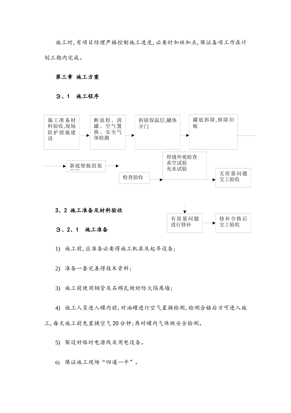 储油罐更换罐底及壁板施工方案_第3页