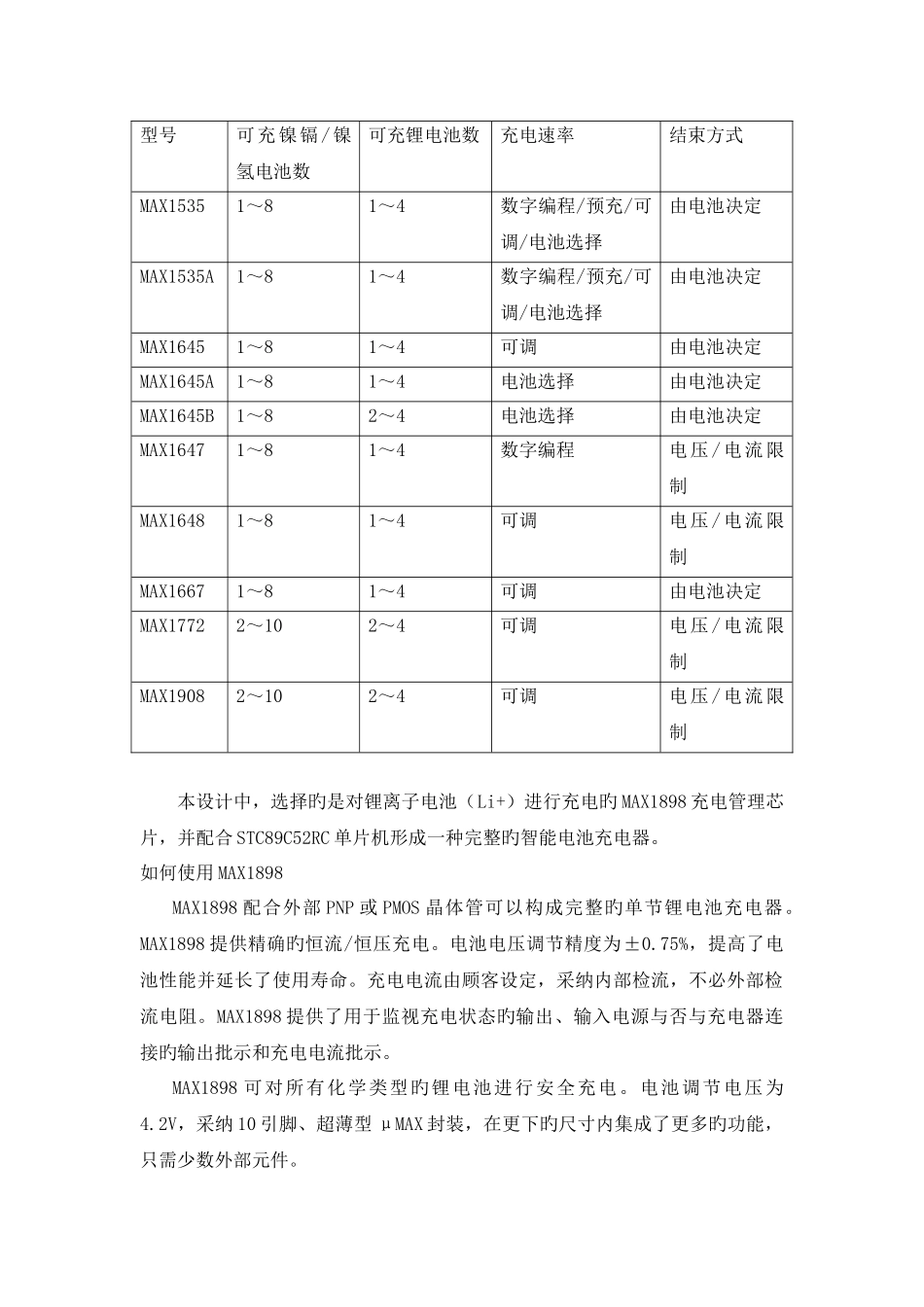 充电控制芯片MAX1898用户手册_第3页