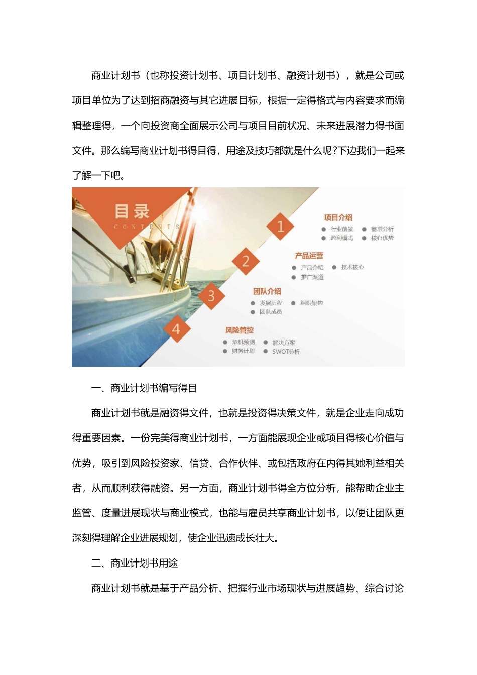 公司商业计划书_第1页
