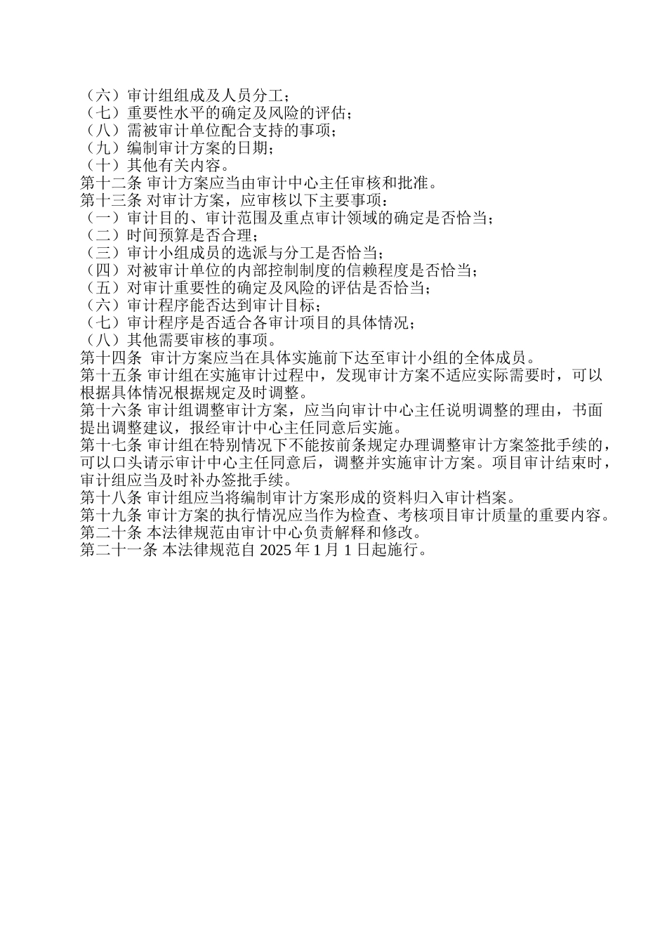 公司审计工作各项事务规范大学论文_第2页