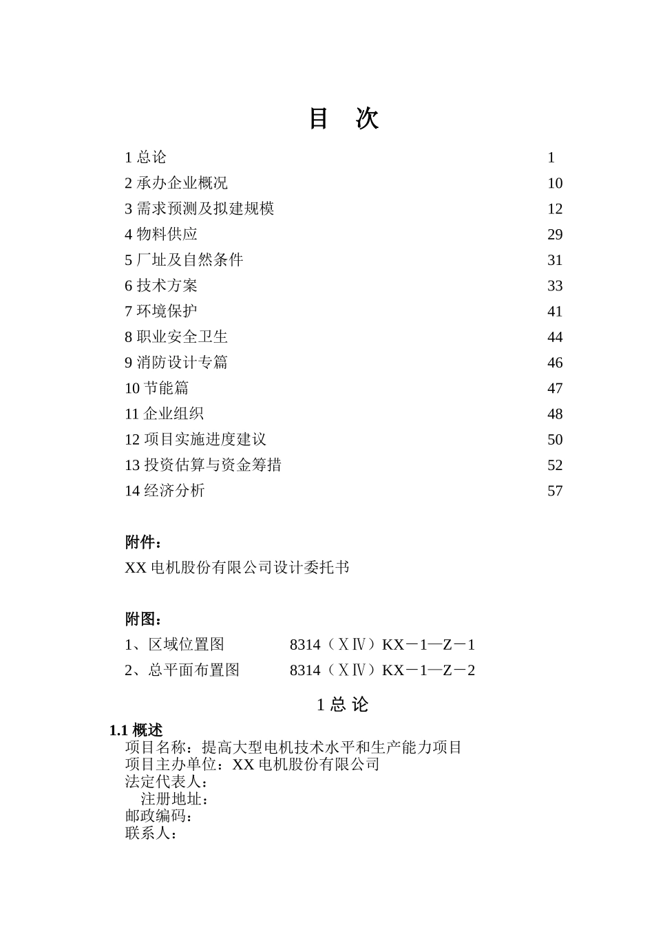 公司提高大型电机技术水平和生产能力项目申请报告_第2页