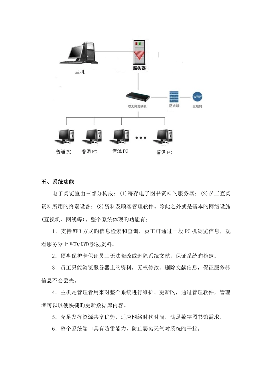 公司电子阅览室系统设计方案_第3页