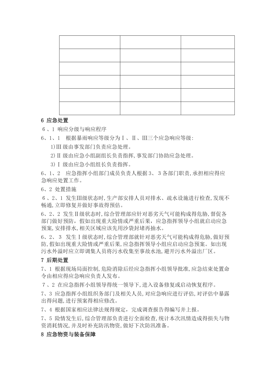 公司防汛应急预案_第3页