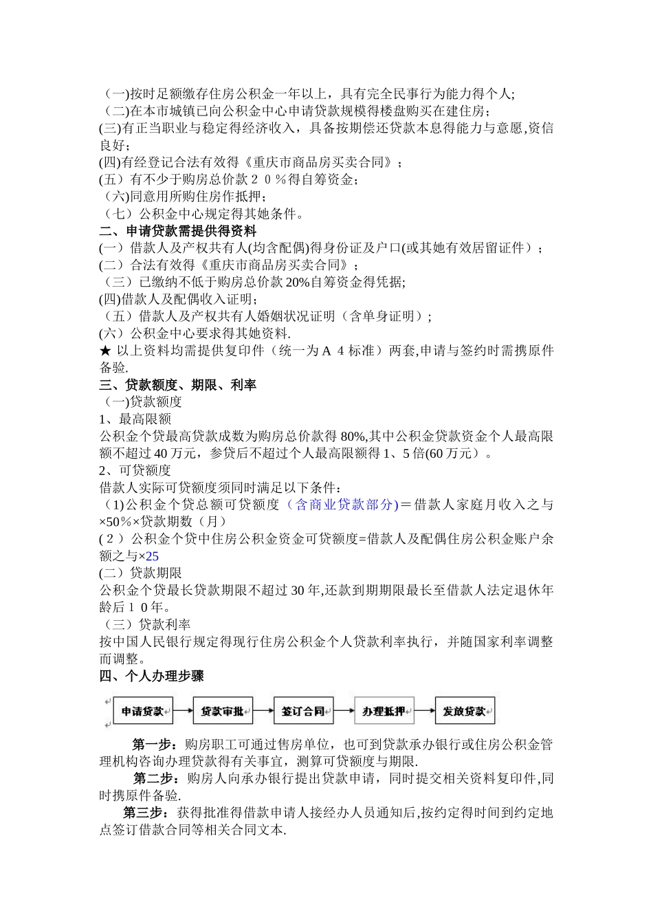公积金个人住房贷款简介_第3页
