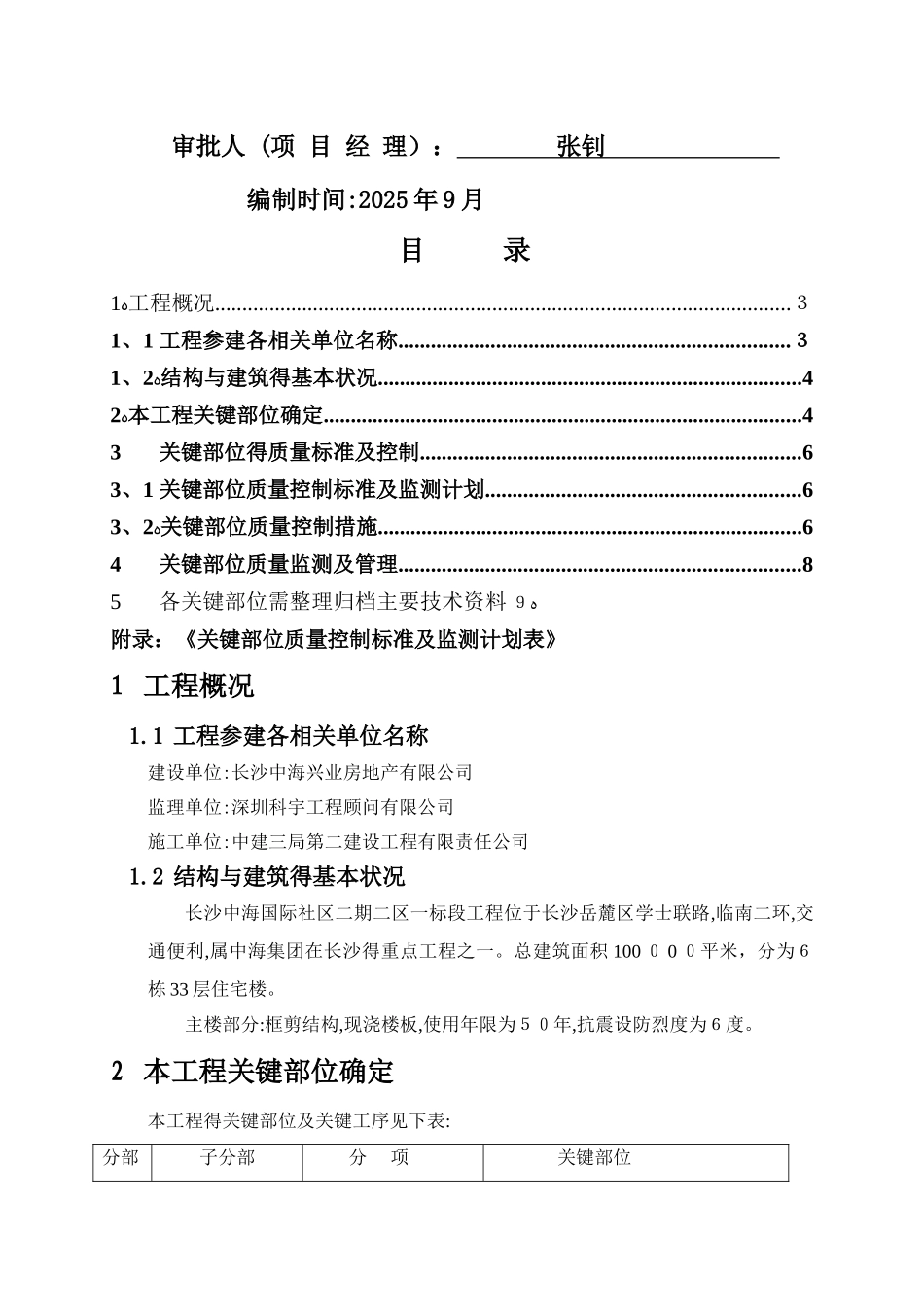 关键部位质量控制及监测计划_第2页