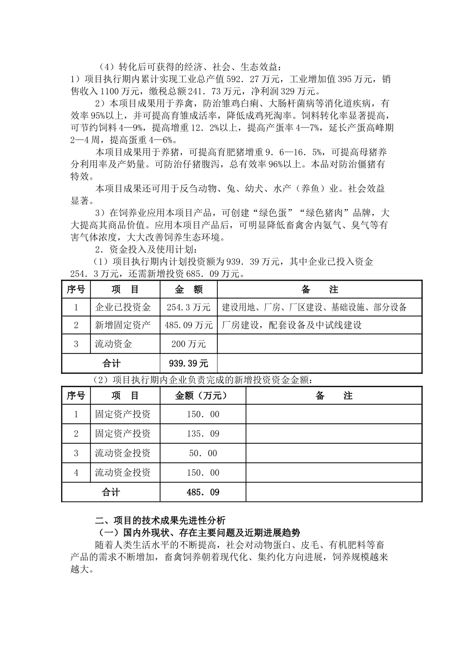 兽用复合微生态制剂可行性研究报告_第2页