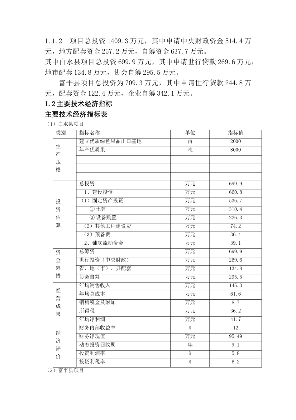 农业综合开发利用世行贷款建设科技项目可行性研究报告_第3页