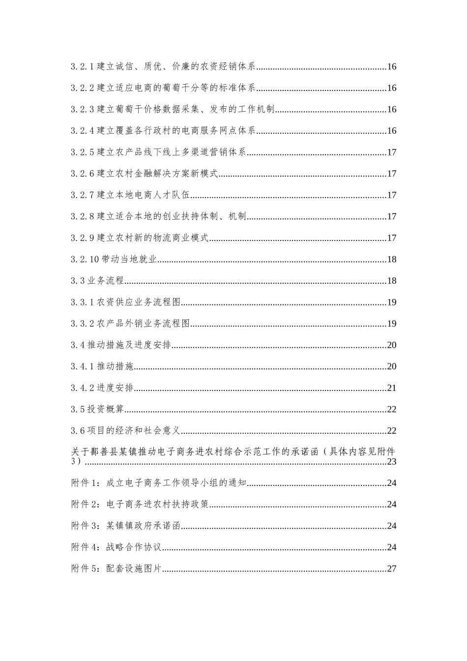 农村电子商务示范村项目申报材料大学论文_第3页