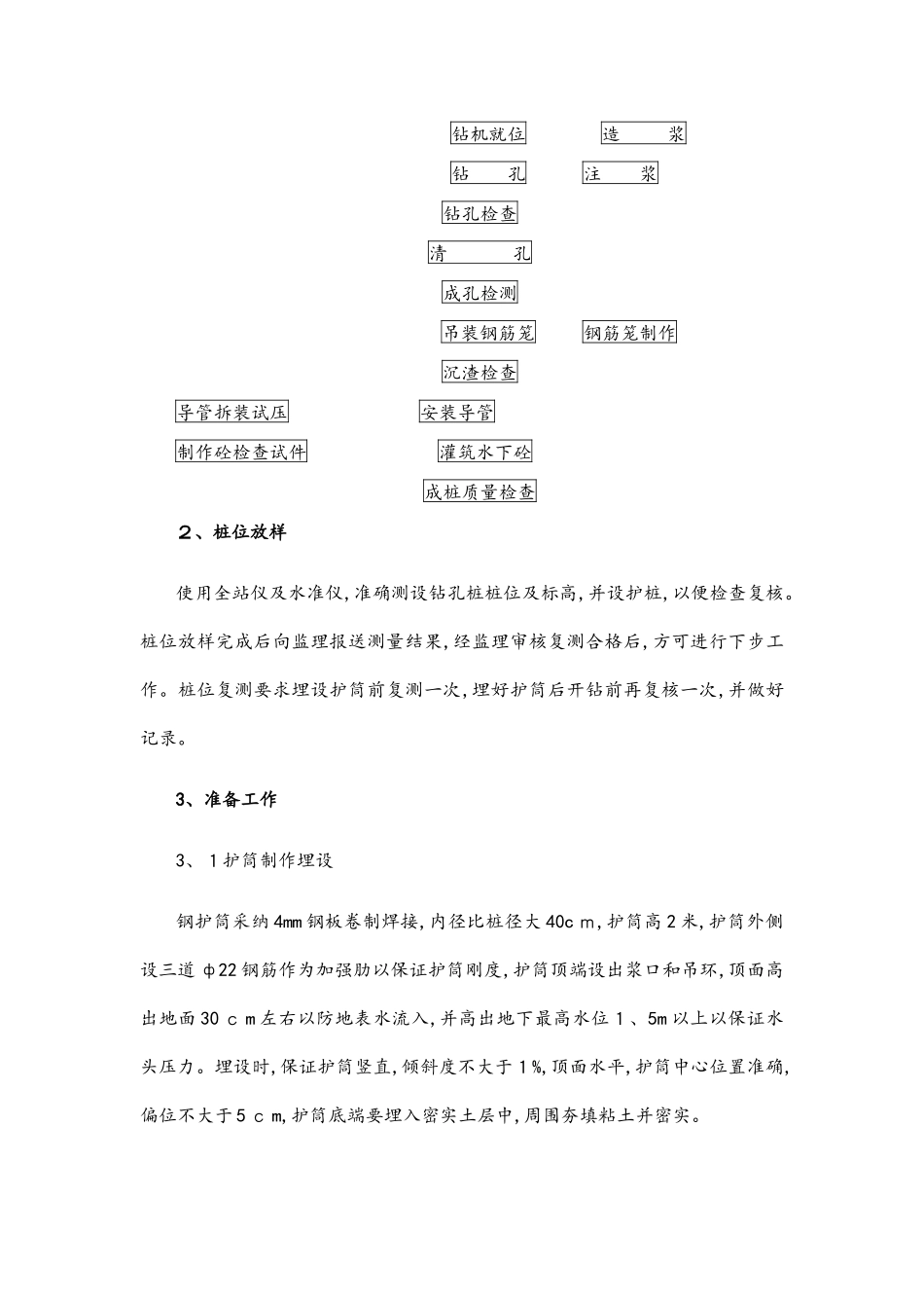 冲击钻钻孔桩方案_第2页