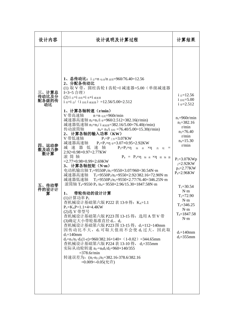 减速器设计说明书大学论文_第3页