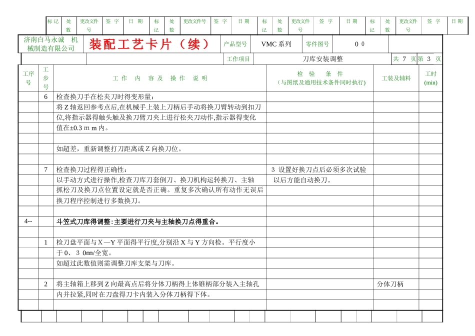 刀库安装调整_第3页