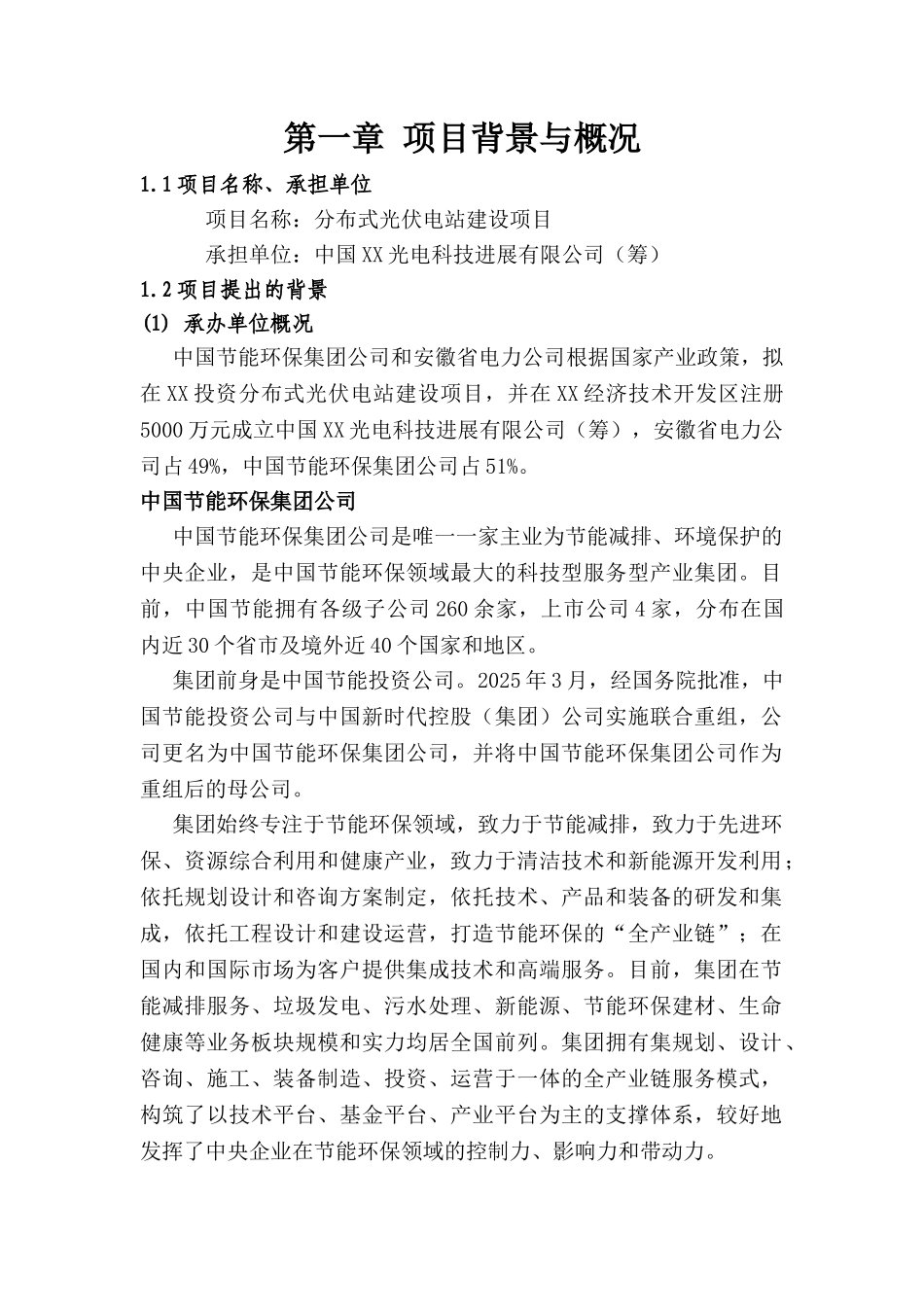 分布式光伏电站示范新建项目可行性研究报告_第3页