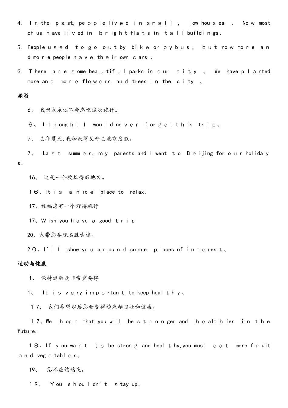 初中常用经典好用英语作文句子_第2页