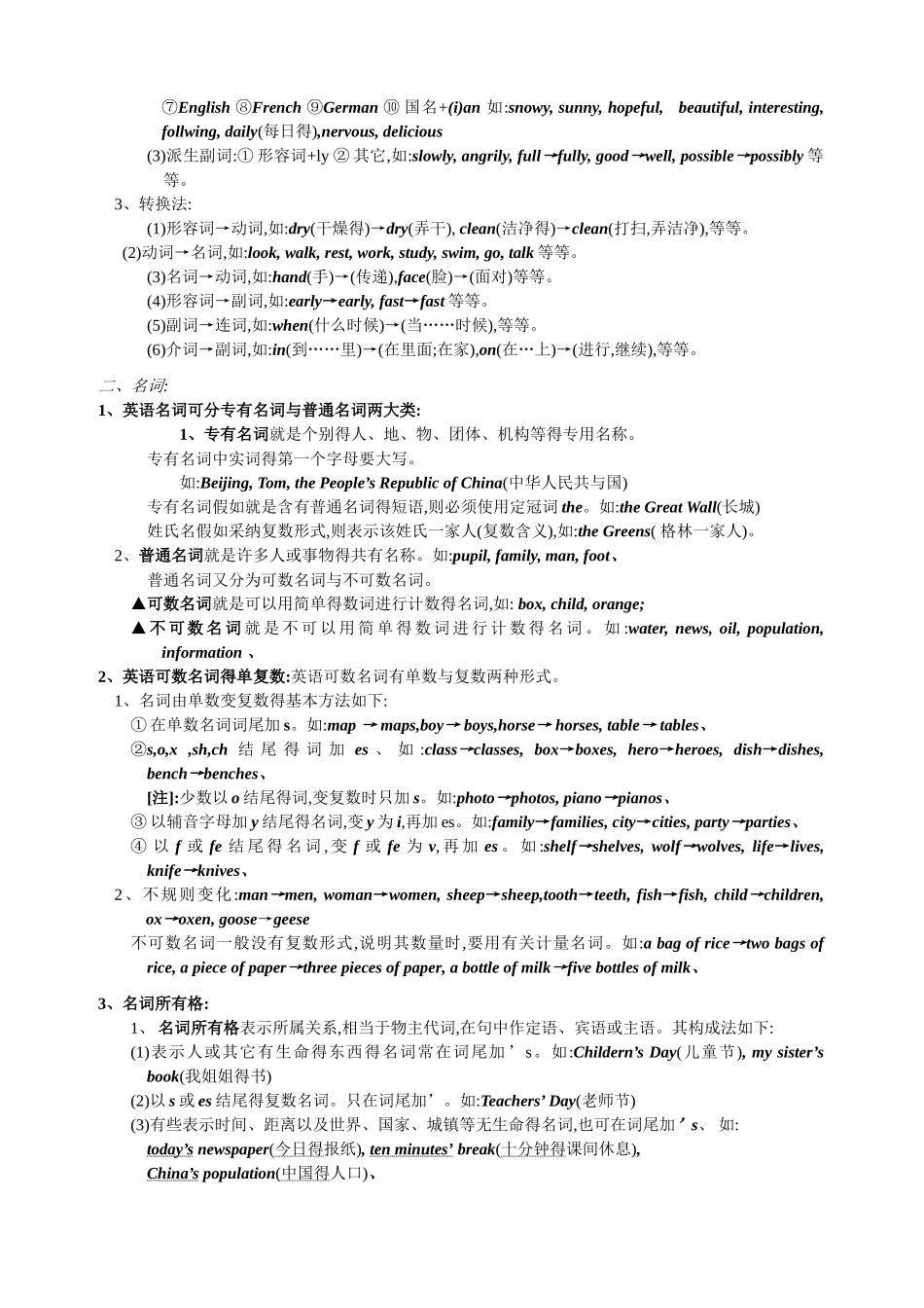 初中英语语法知识点总结_第2页