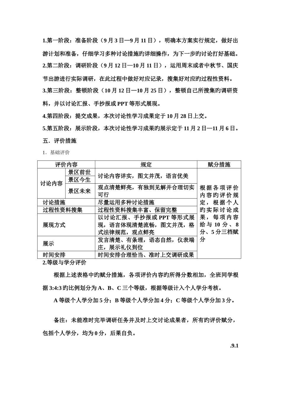 初二地理研究性学习方案_第2页
