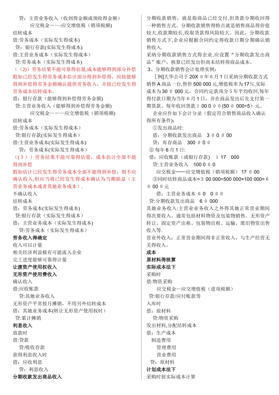 初级会计分录大全_第2页