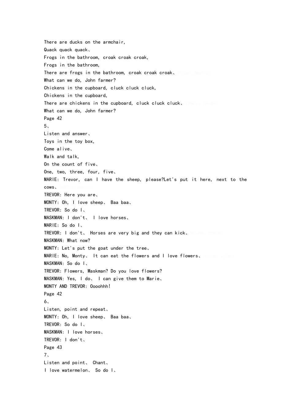 剑桥国际少儿英语kb2文本u7u12_第2页