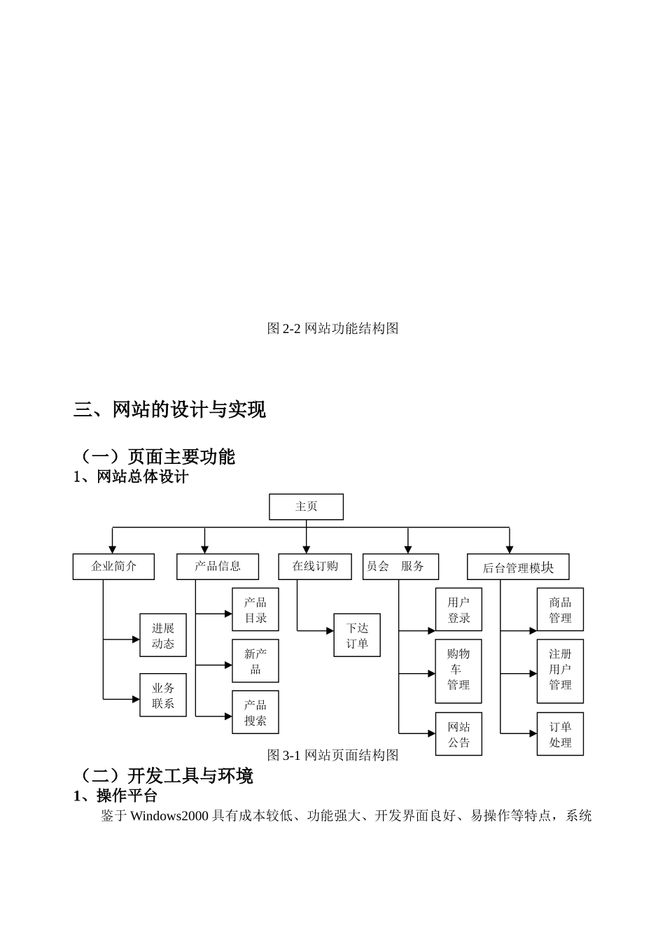 动态网站“网络商城购物”的设计与实现大学论文_第3页
