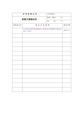 化学公司食品级三醋酸甘油酯生产前提方案本科学位论文