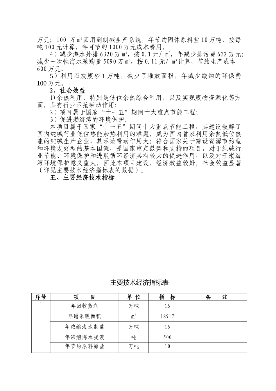 化工厂制碱余热综合利用建设项目可行性研究报告_第3页
