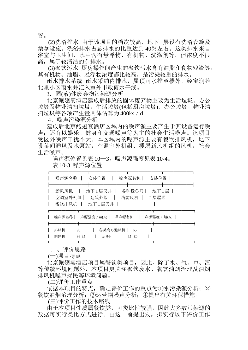 北京鲍翅宴酒店环境影响评价_第3页