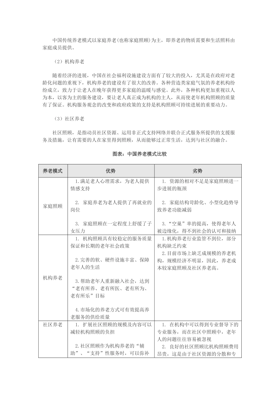 医养结合养老院项目可行性研究报告_第3页