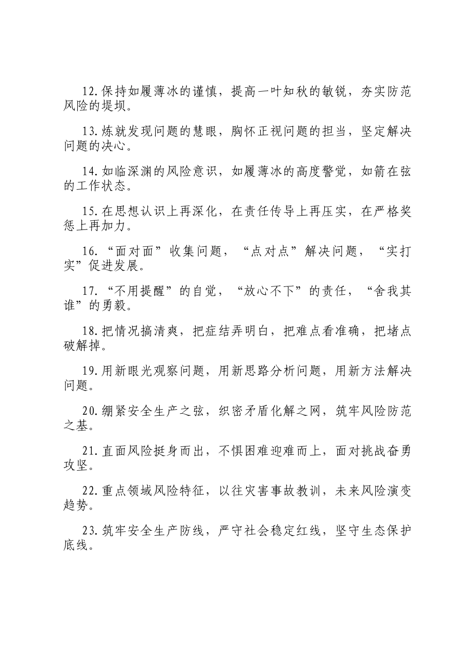 问题风险类排比句（2025年6月18日）_第2页