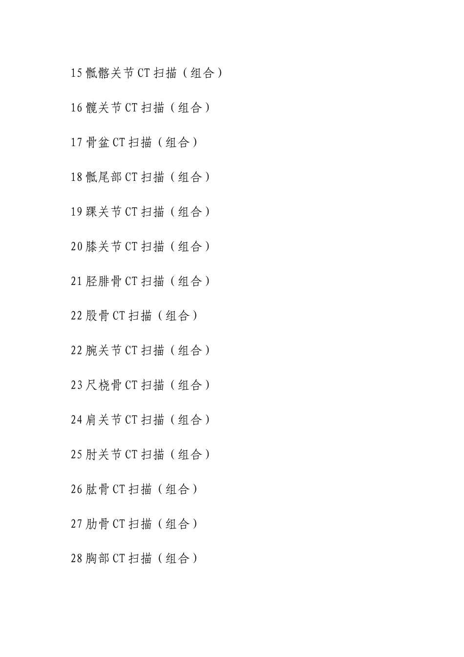 医改后CT科新项目名称_第2页