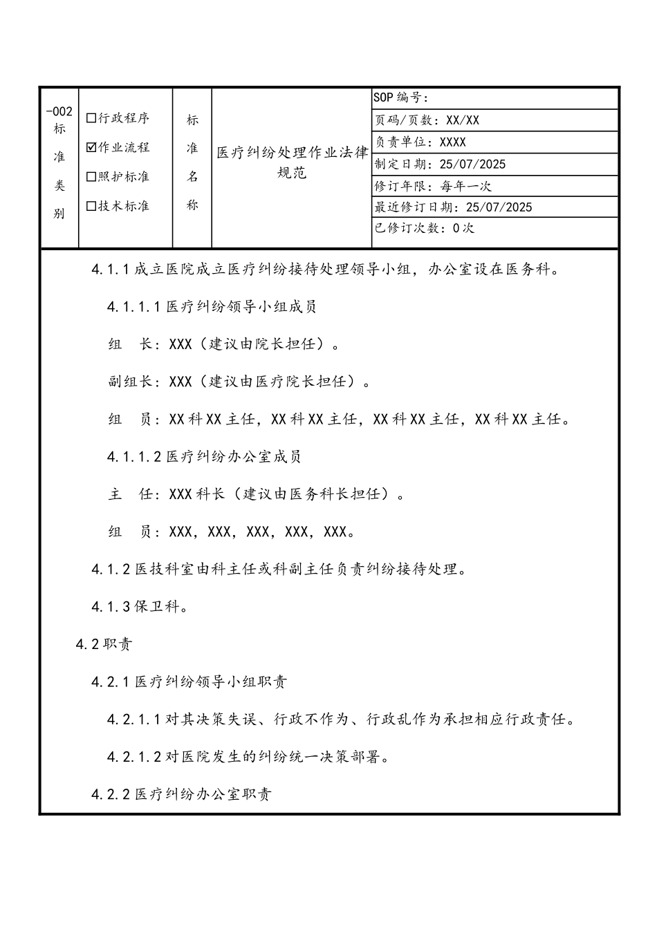 医疗纠纷处理作业规范_第2页