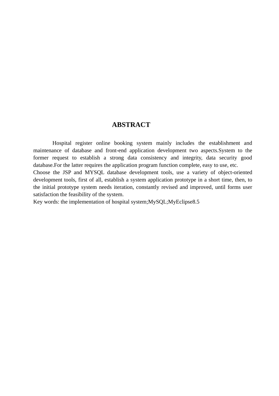 医院管理信息系统的设计与实现--网上预约模块_第2页