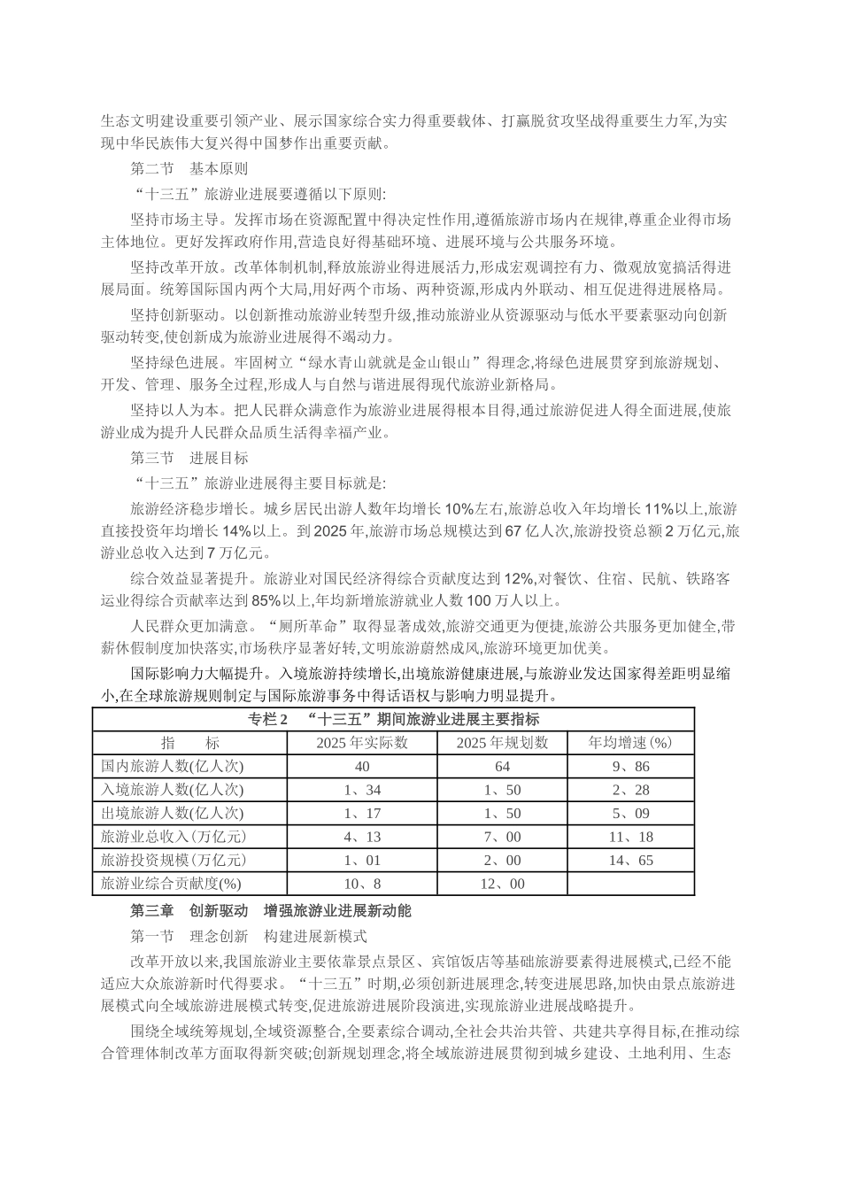 十三五旅游发展规划_第3页