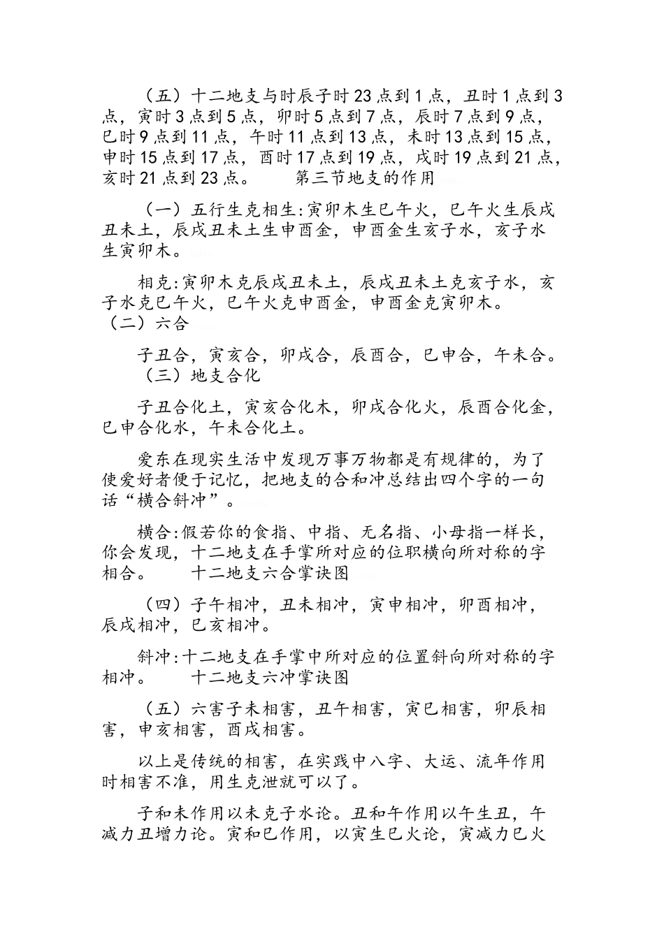 十二地支手上掌诀图详解_第2页