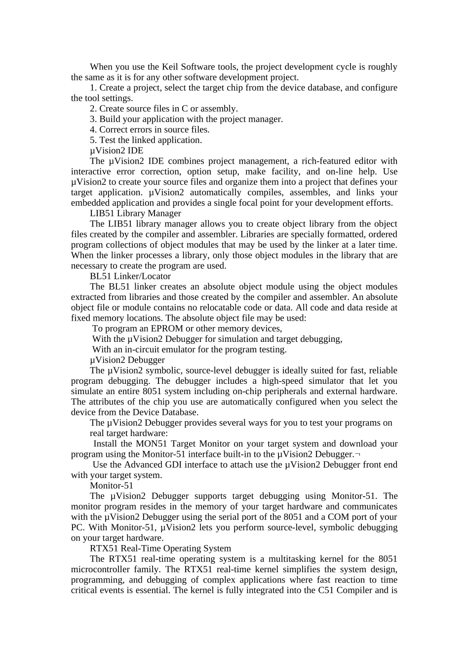 单片机和keil--毕业论文外文文献翻译毕业论文_第3页