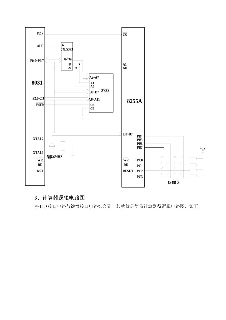 单片机简易计算器设计_第3页