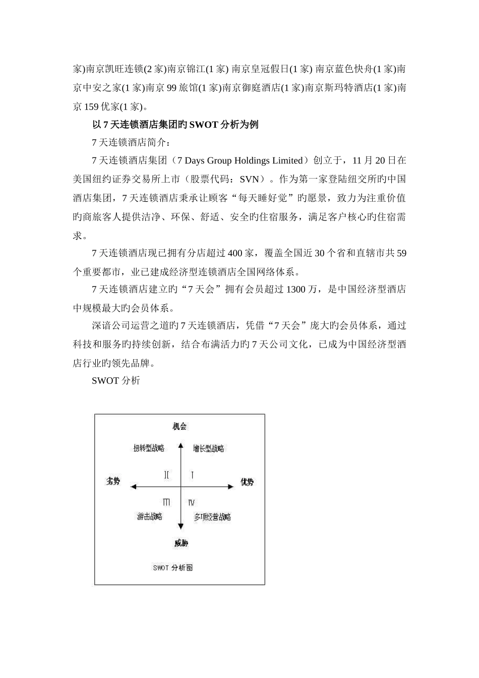 南京经济型酒店的SWOT分析_第2页