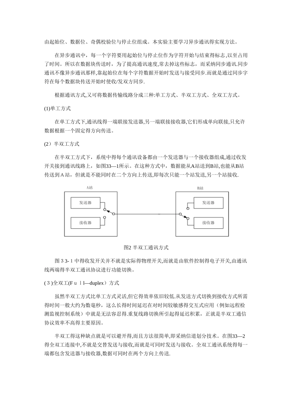 双机通讯实验报告_第3页