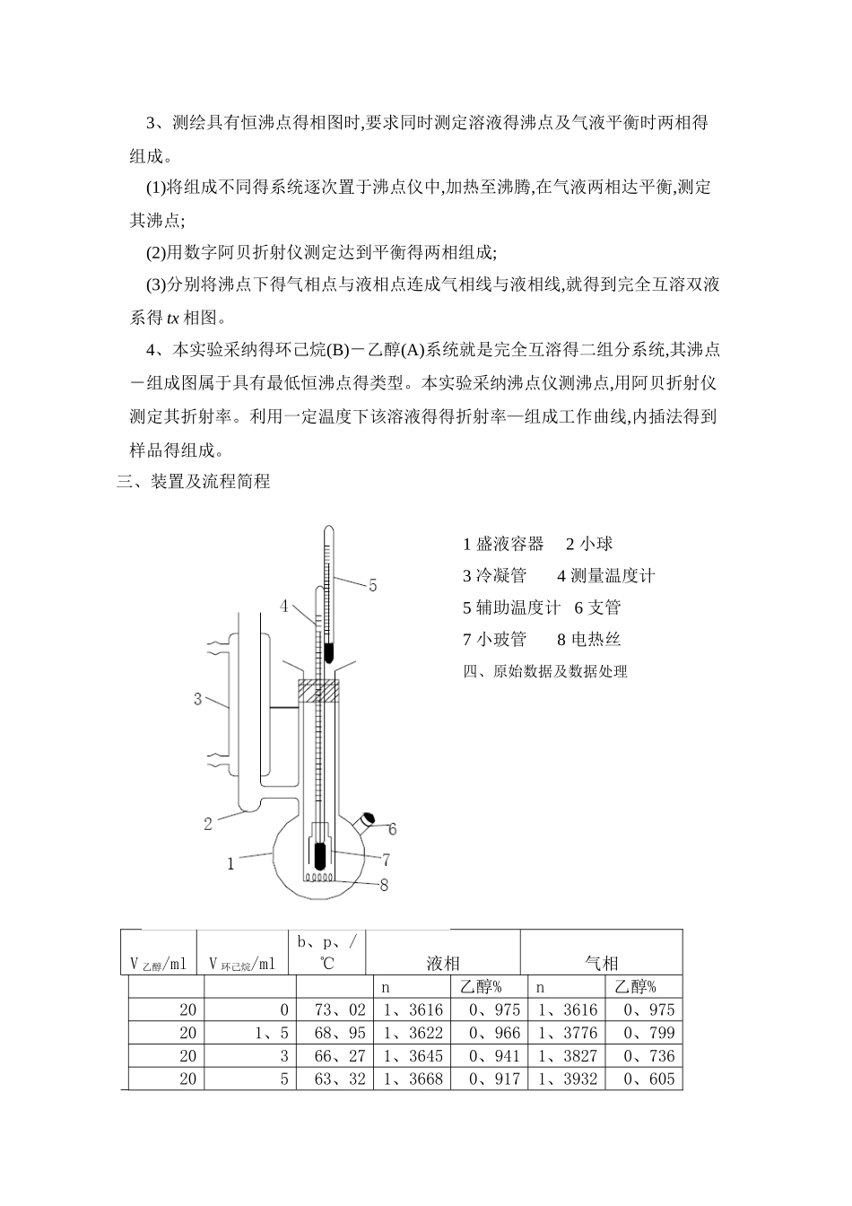 双液系气—液相图的绘制实验报告_第2页