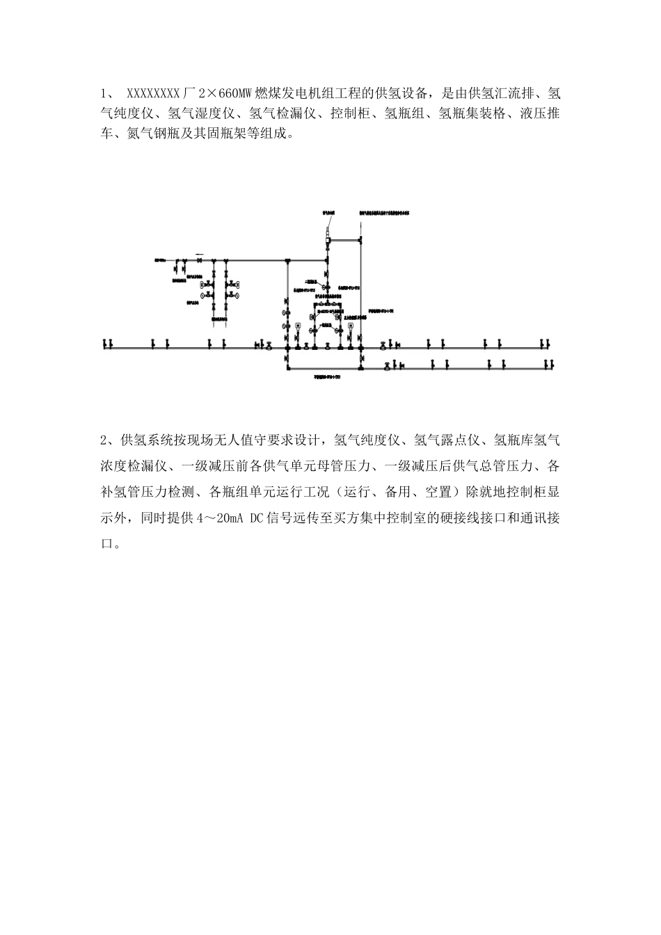 发电厂2×660MW燃煤发电机组工程供氢站运行操作手册_第3页