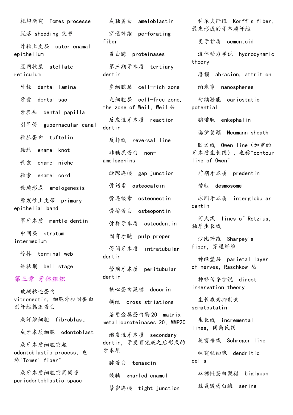 口腔医学专业英语修改版_第2页