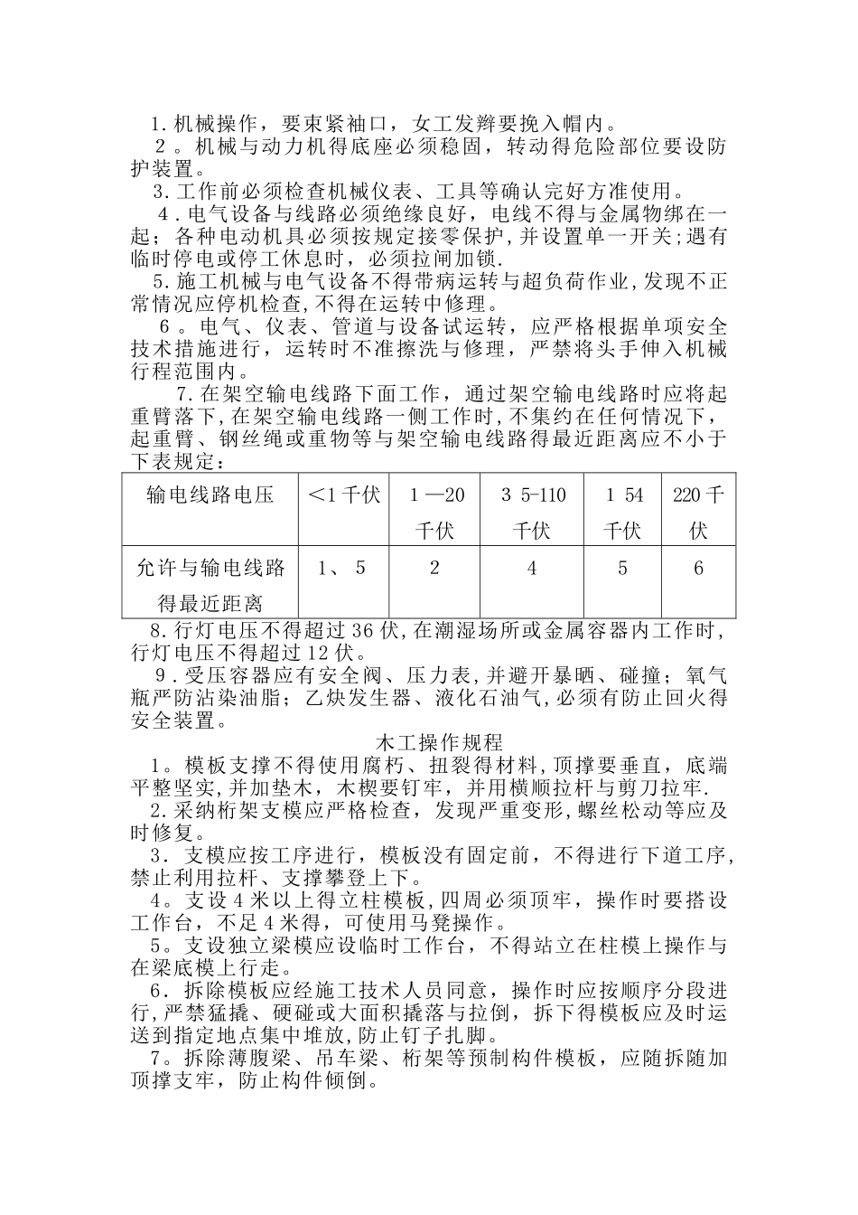 各工种安全技术操作规程_第3页