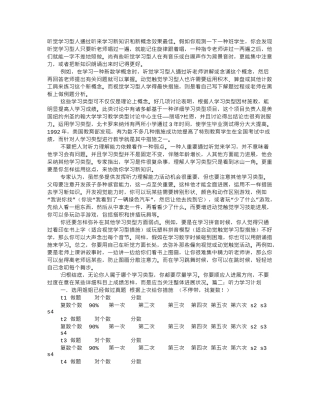 听觉学习者学习计划