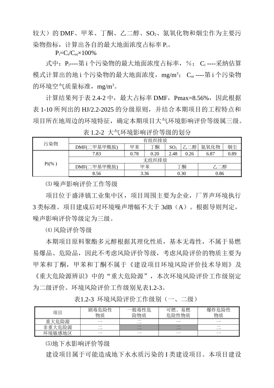 吴江巨联环保科技有限公司合成革项目环境影响报告书_第3页