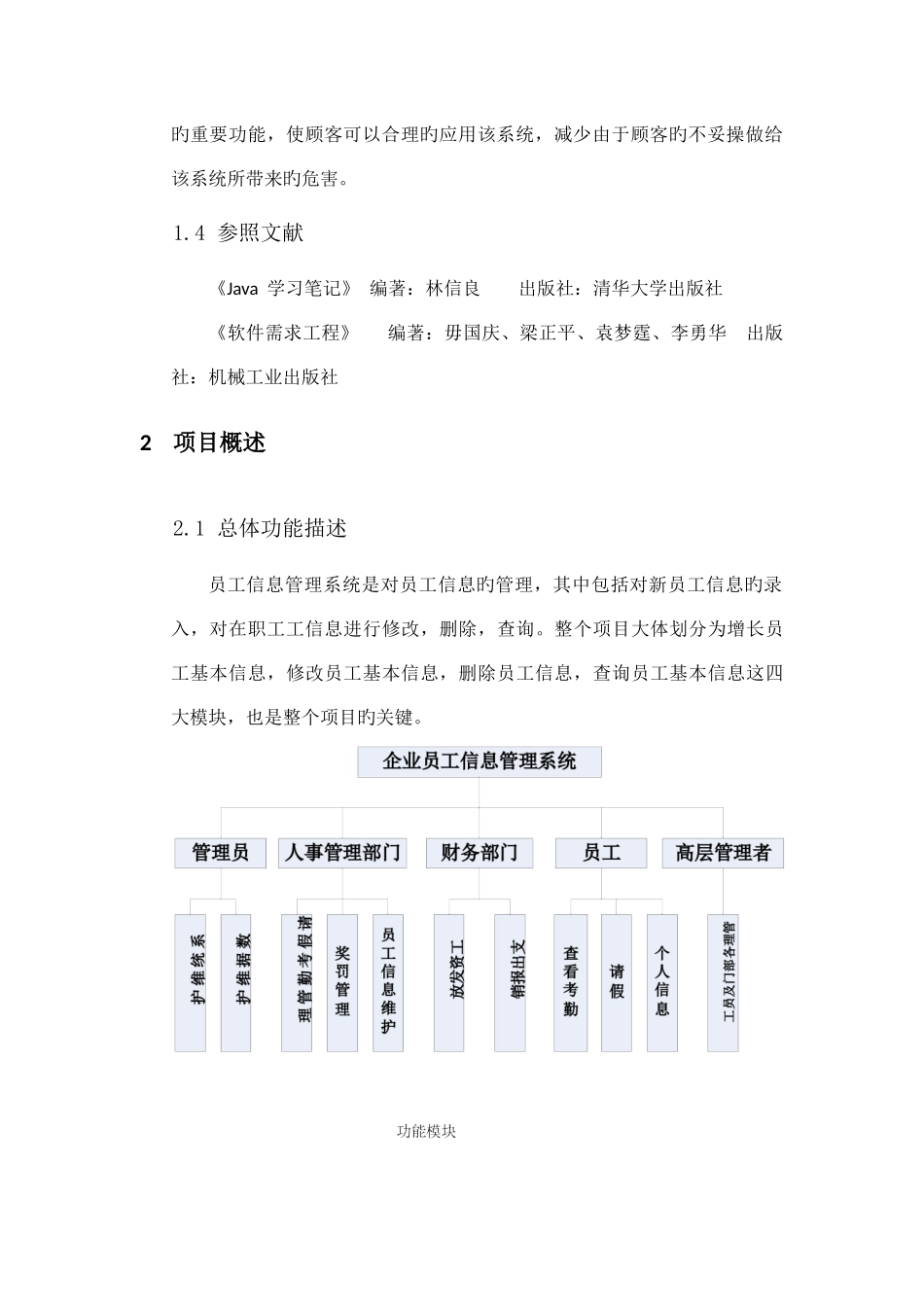 员工信息管理系统需求分析报告_第2页