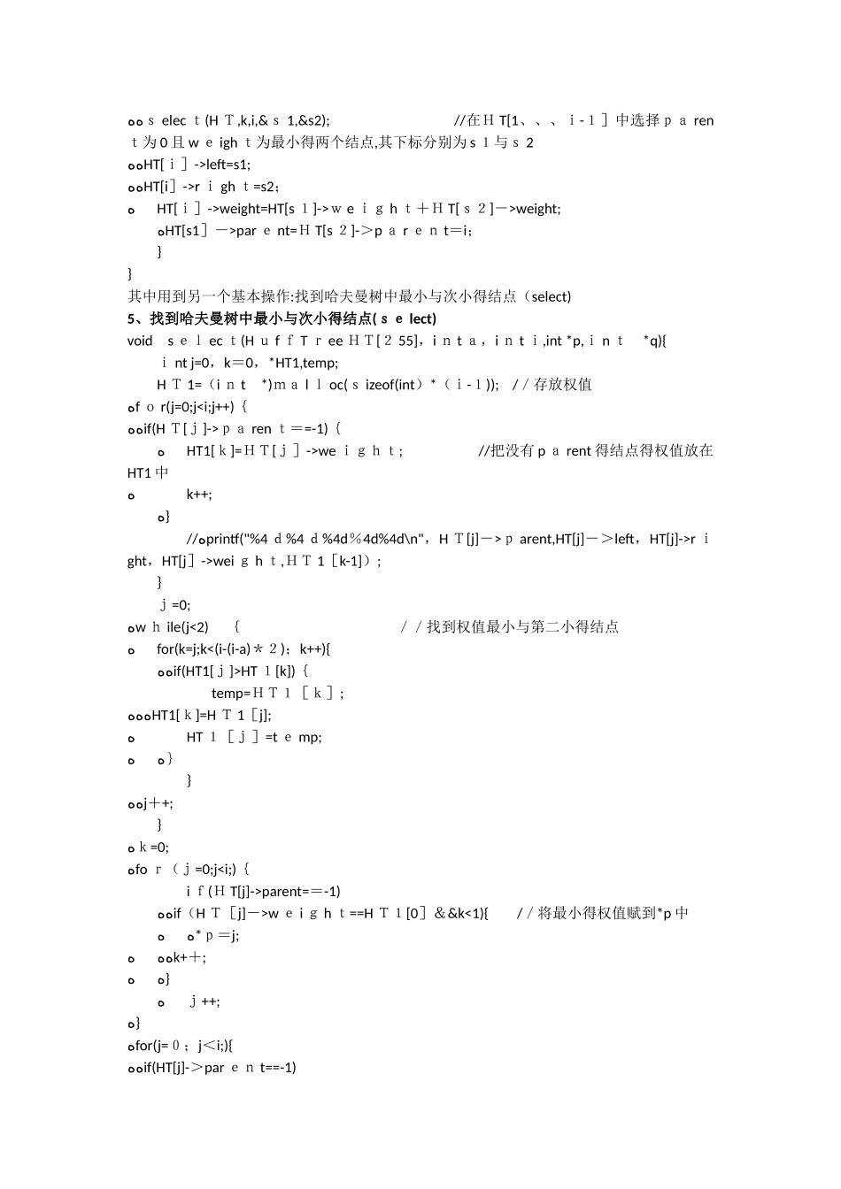 哈夫曼文件压缩实验报告_第2页