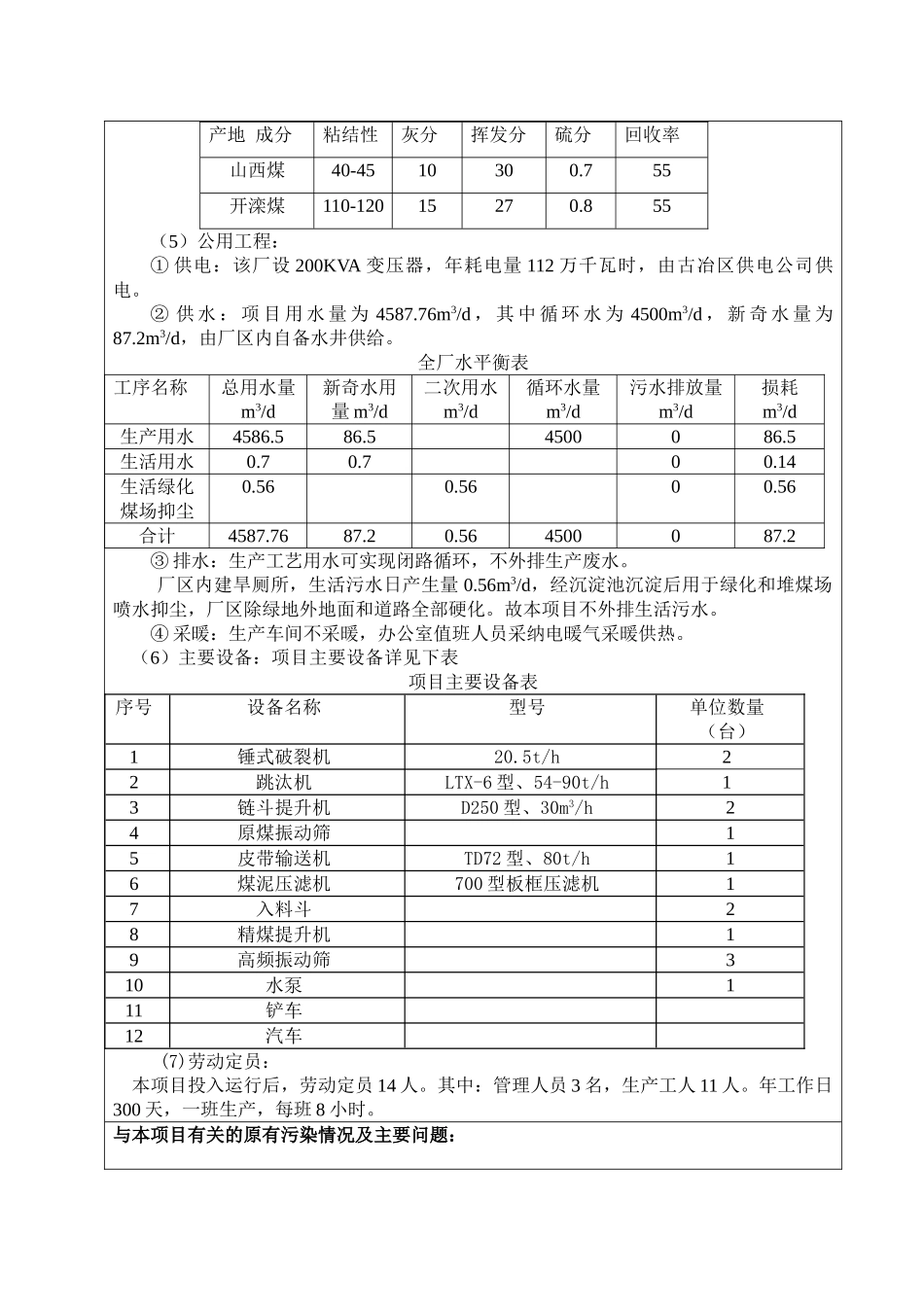 唐山大河商贸建设入洗原煤洗煤厂项目环境评估报告_第3页