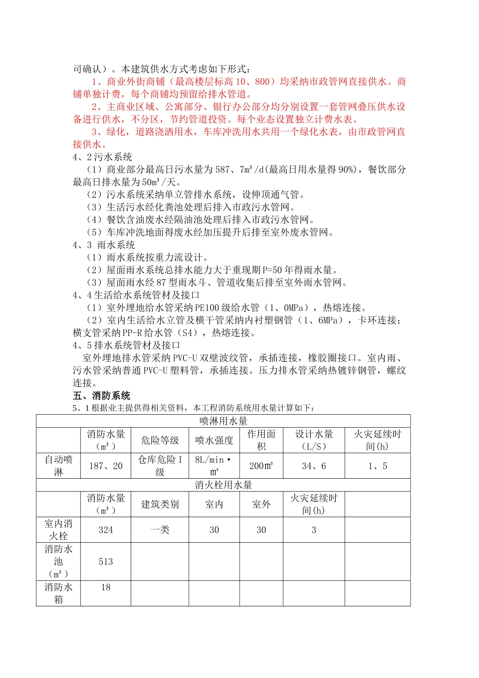 商业综合体项目给排水设计方案_第2页