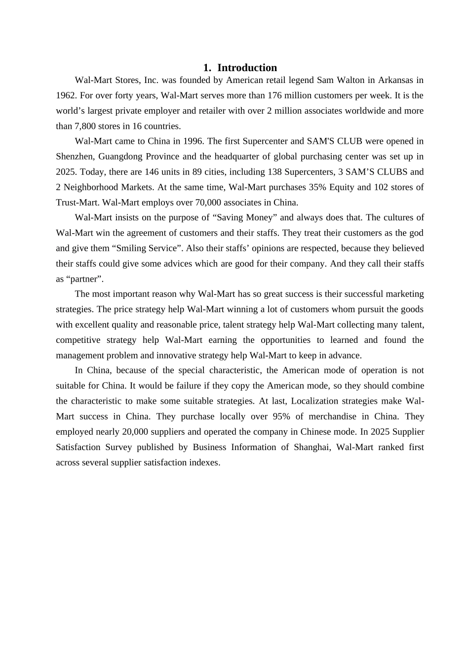 商务策略研究—论沃尔玛的营销策略学位论文_第3页