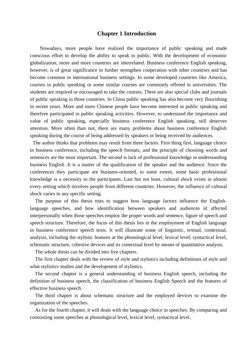 商务英语演讲辞的问题分析学位论文_第3页