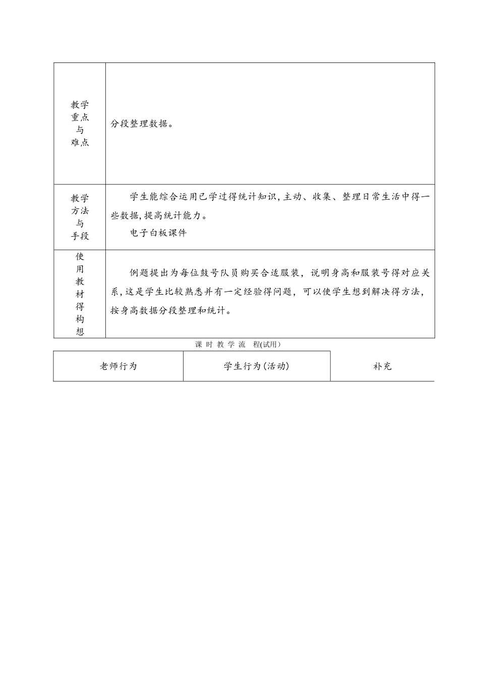 四年级上册数学教案－第4单元统计表与条形统计图  苏教版_第3页